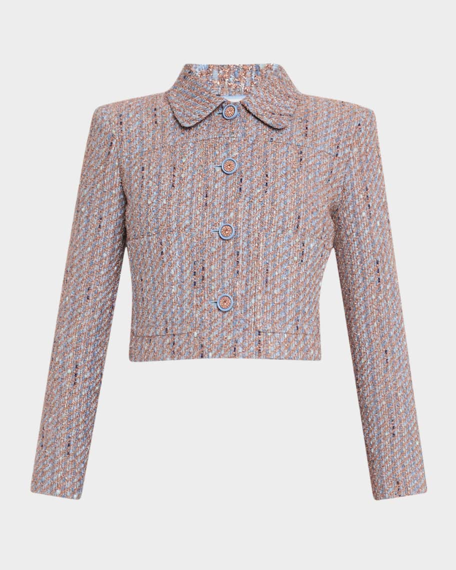 Jacket in Tweed and Lurex main image 1