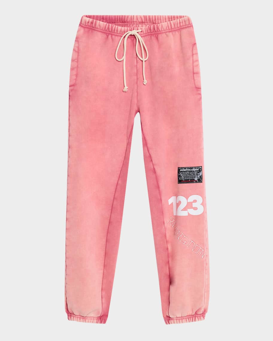RIVINGTON roi Rebis Men's Cva uso-123 Embroidered Sweatpants