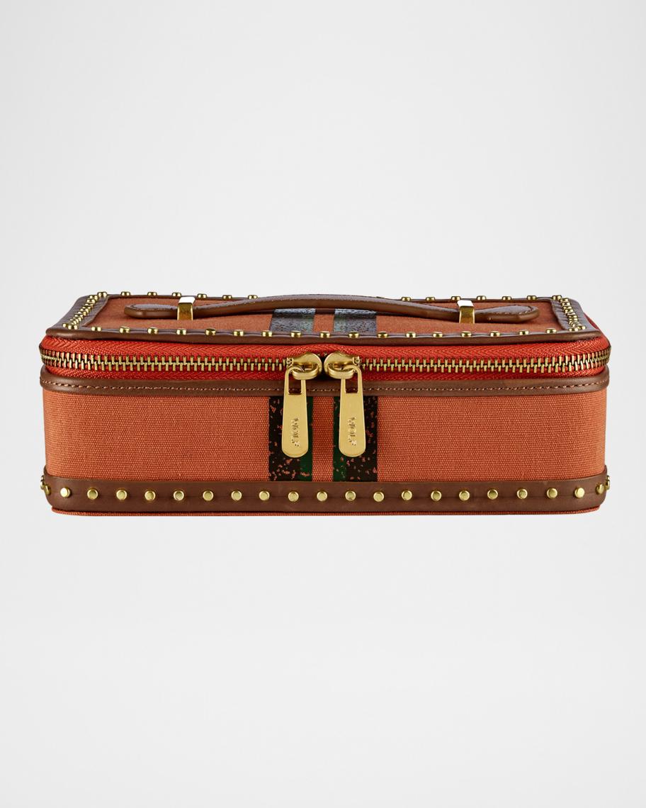 WOLF Ida Travel Zip Jewelry Case | Neiman Marcus