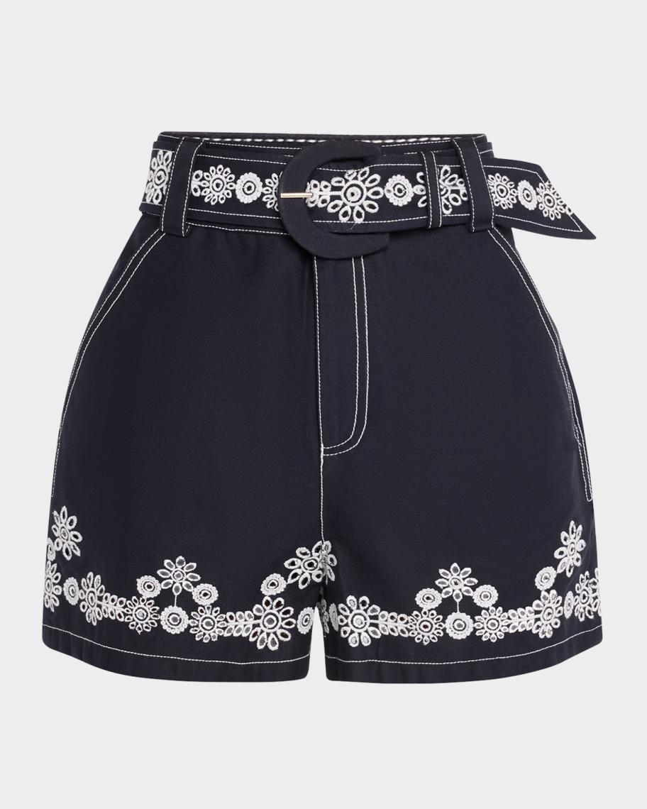 Cinq a Sept Aldi Eyelet Shorts | Neiman Marcus