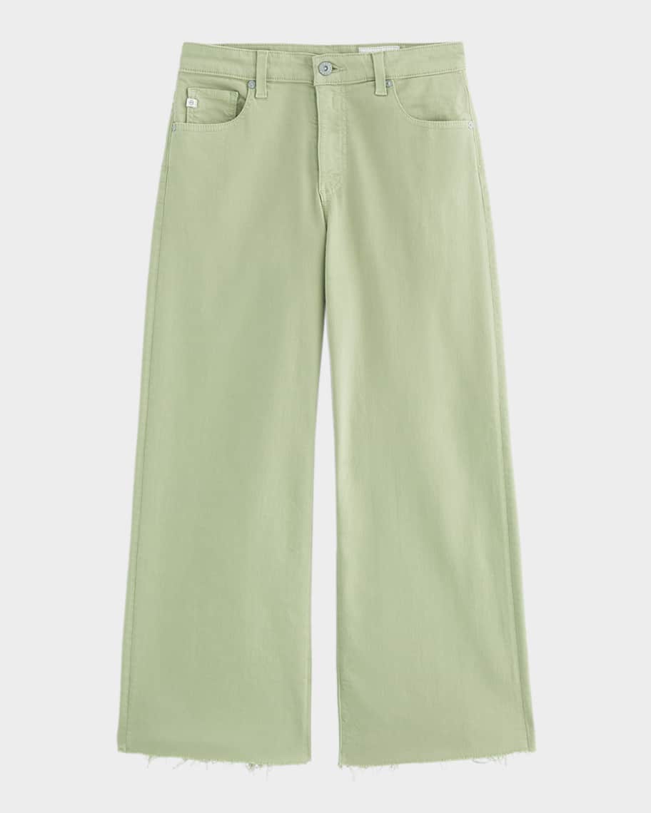 AG Jeans Saige Wide-Leg Crop Jeans