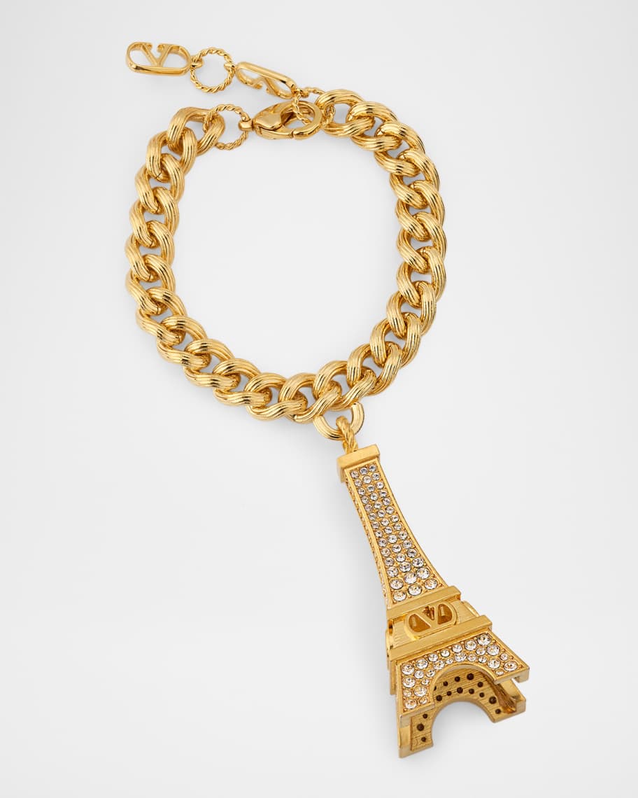 Valentino Garavani Chez Valentino Bracelet with Eiffel Tower