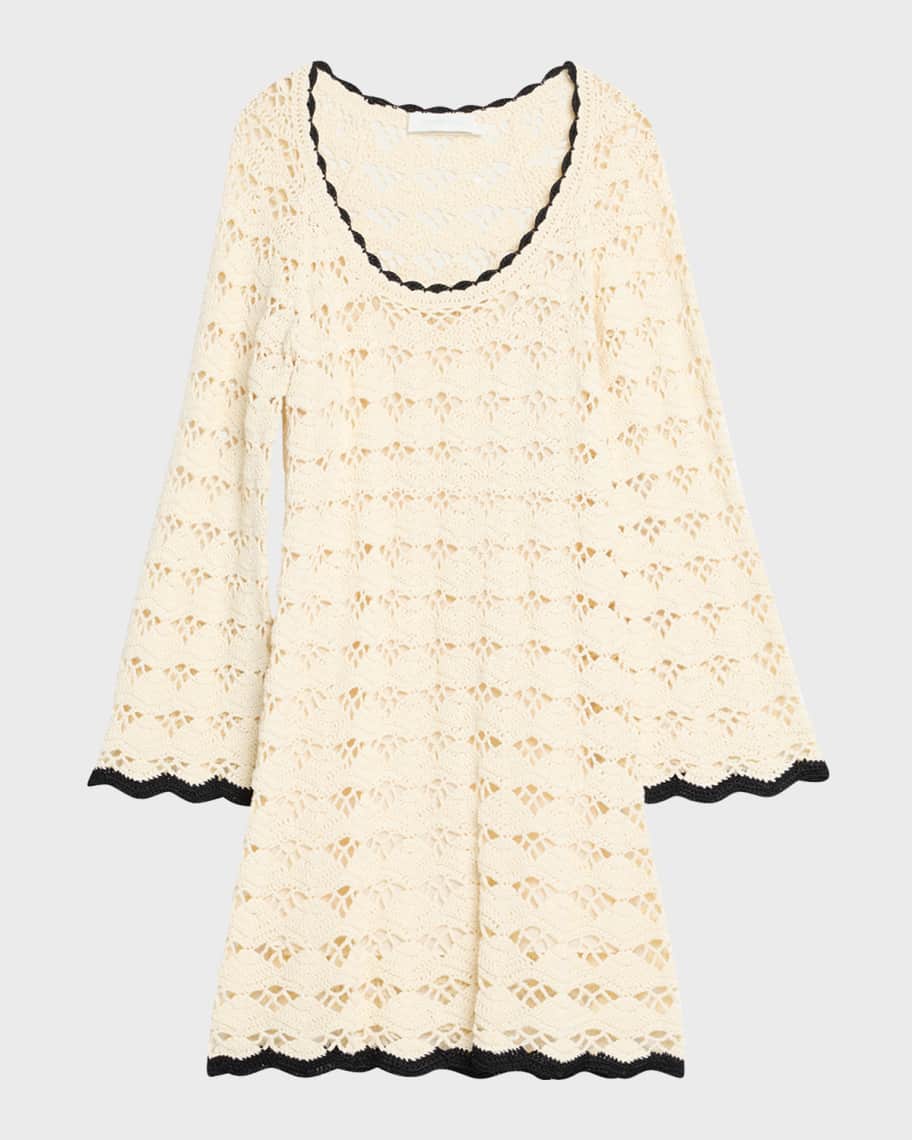 Zimmermann Rhiannon Crochet Dress | Neiman Marcus