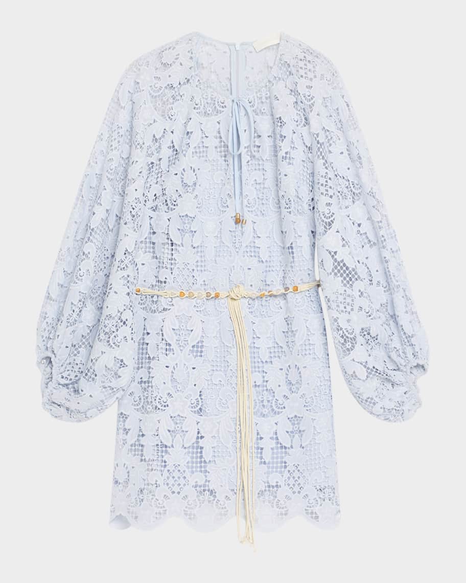 ワンピース ZIMMERMANN COCO LACE MIDI DRESS ZIMMERMANN Coco Lace Midi Dress | White | FARFETCH