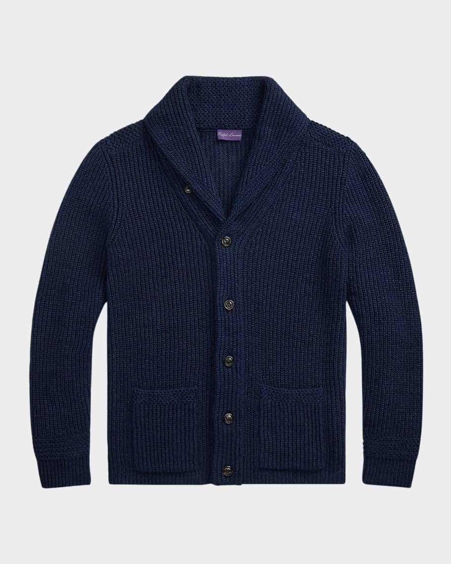 Ralph Lauren Purple Label Men's NM X RL Shawl-Collar Textured