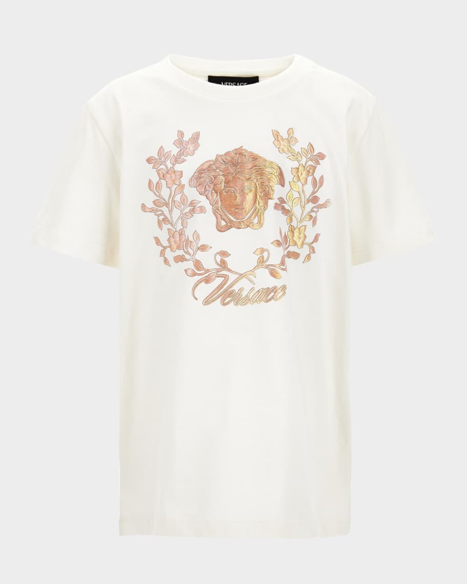 【Sam】【美品】Versace ロゴ Tシャツ 38 Versace Black Medusa Flame Print T-Shirt – ICETIME LUXE