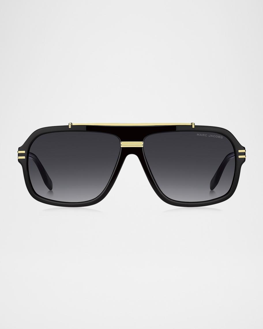 Marc Jacobs Gradient Aviator Acetate Sunglasses | Neiman Marcus display picture 2