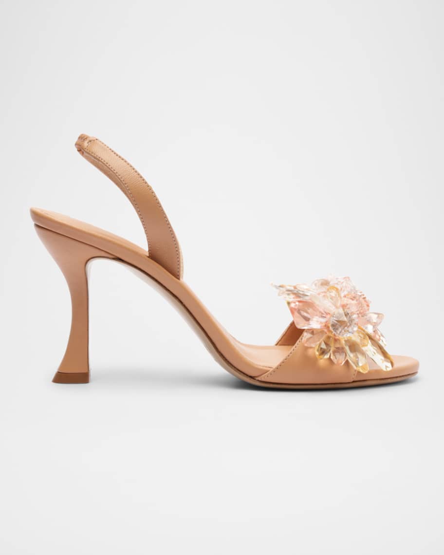 Sierra 85 Crystal Slingback Sandals