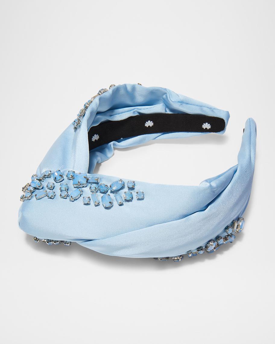 Lele Sadoughi Marlene March Aquamarine Jeweled Birthstone  display picture 1