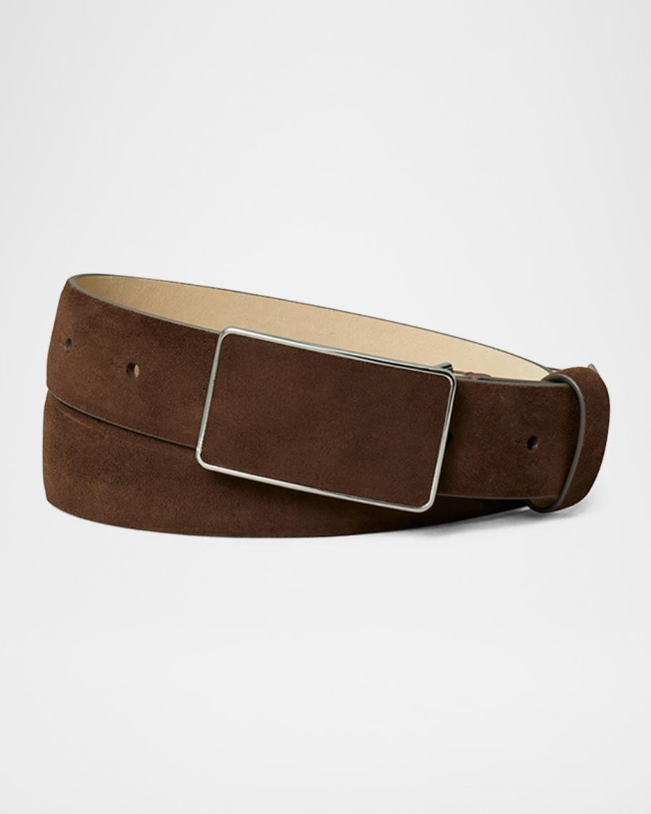 Tory Burch Suede Plate Belt | Neiman Marcus display picture 3
