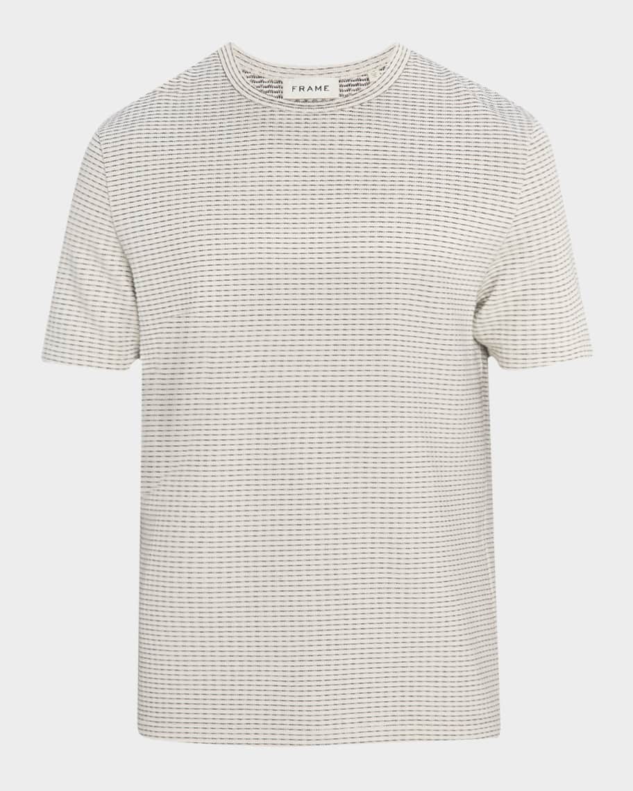 Men's Jacquard Striped T-Shirt