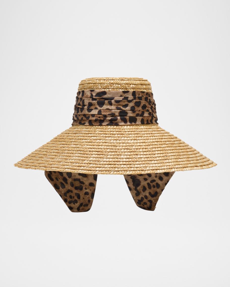 NWT Lilly Pulitzer x Eugenia Kim Cabana Wide Brim Straw Hat Gold Tassels Mirabel in Natural by Eugenia Kim main image 2