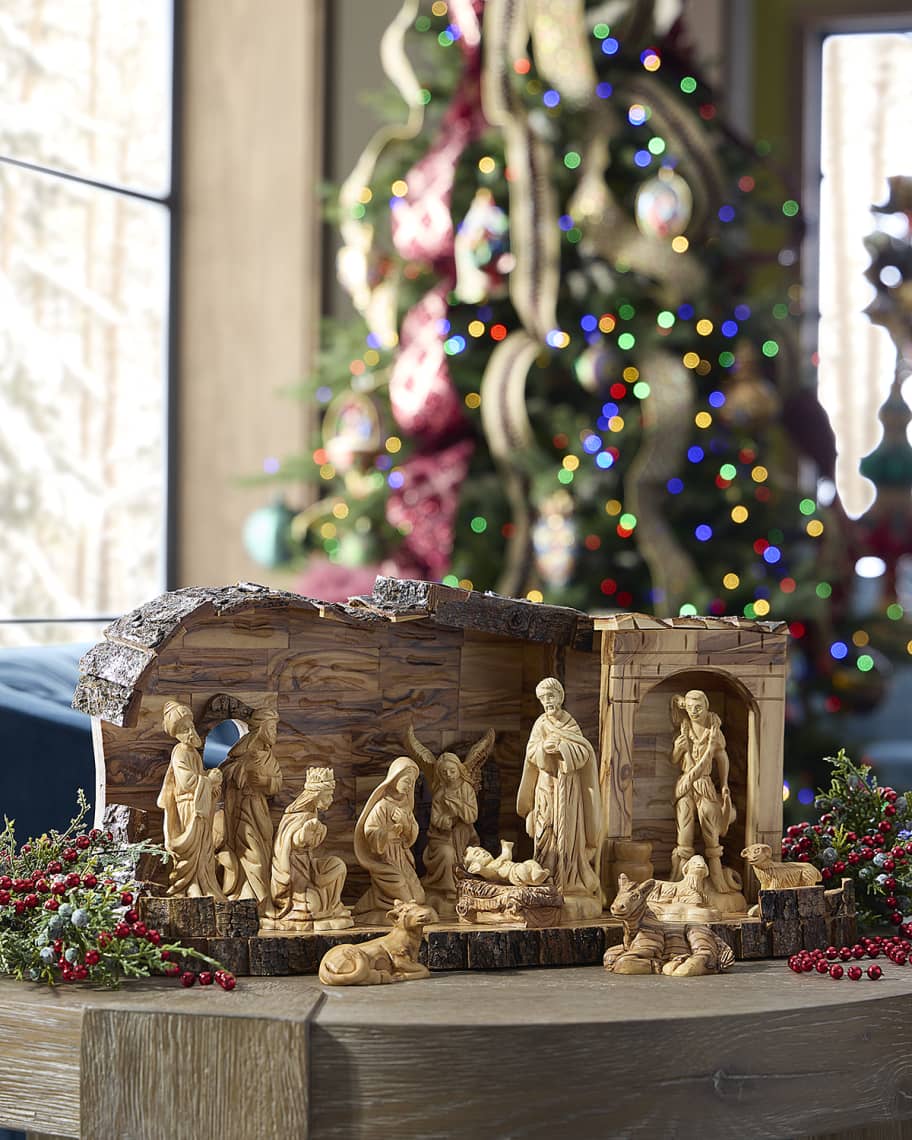 Bethlehem Star 13-Piece Large Nativity Set | Neiman Marcus
