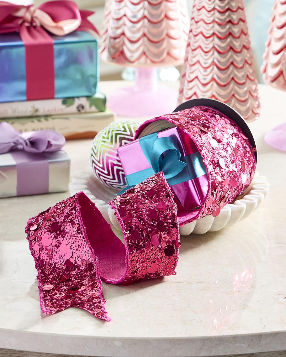 D. Stevens Sequined Party Ribbon, 2.5