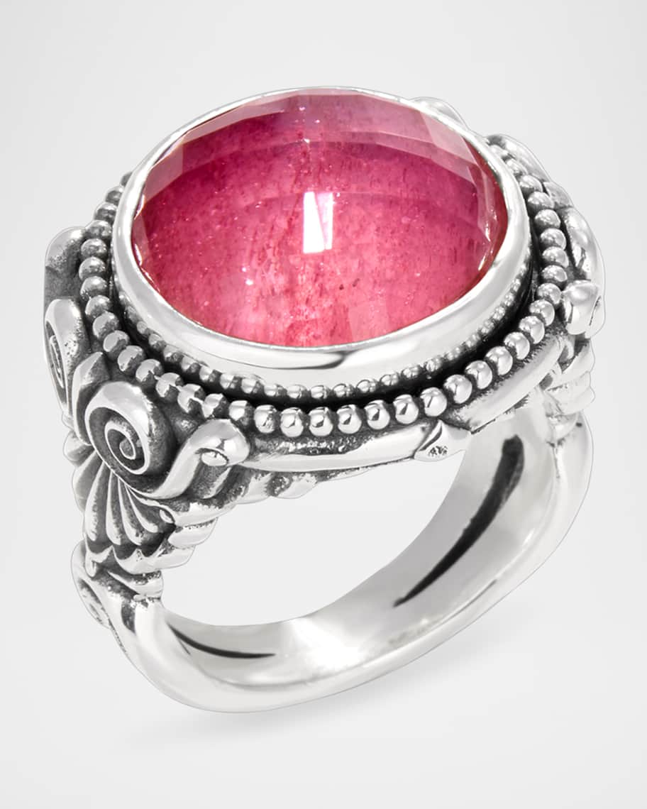 CRISTY KNOTMAN RING / RAPTO  イッチ　ITTI 4.8ctw Triple Row Spiral Wrap Gemstone Ring -joshiny