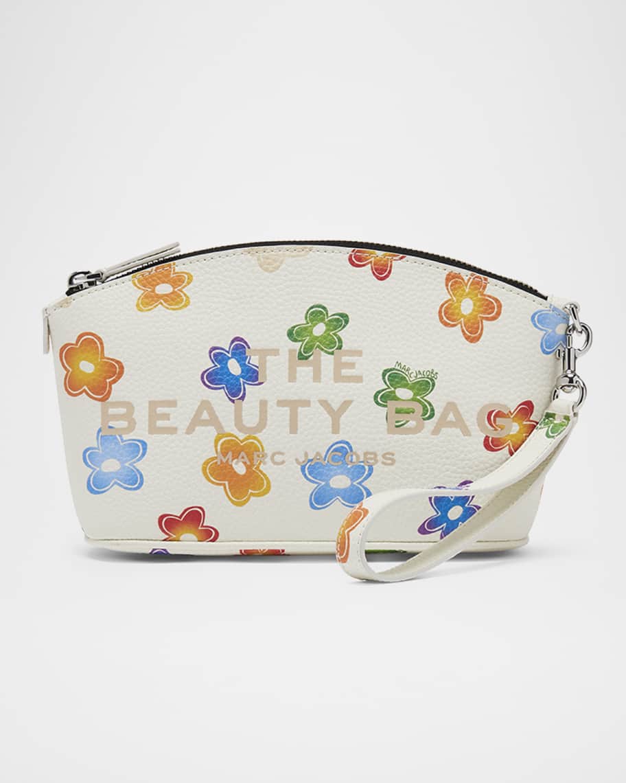 【国内発送】Marc Jacobs＊The Daisy Leather Beauty Bag Marc Jacobs Wild Daisy-Print Leather Cosmetic Pouch Bag