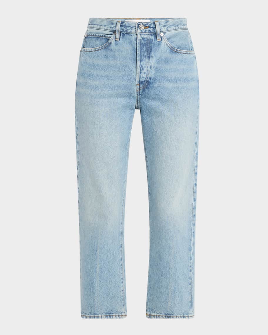 FRAME The Vertical Crop Jeans | Neiman Marcus