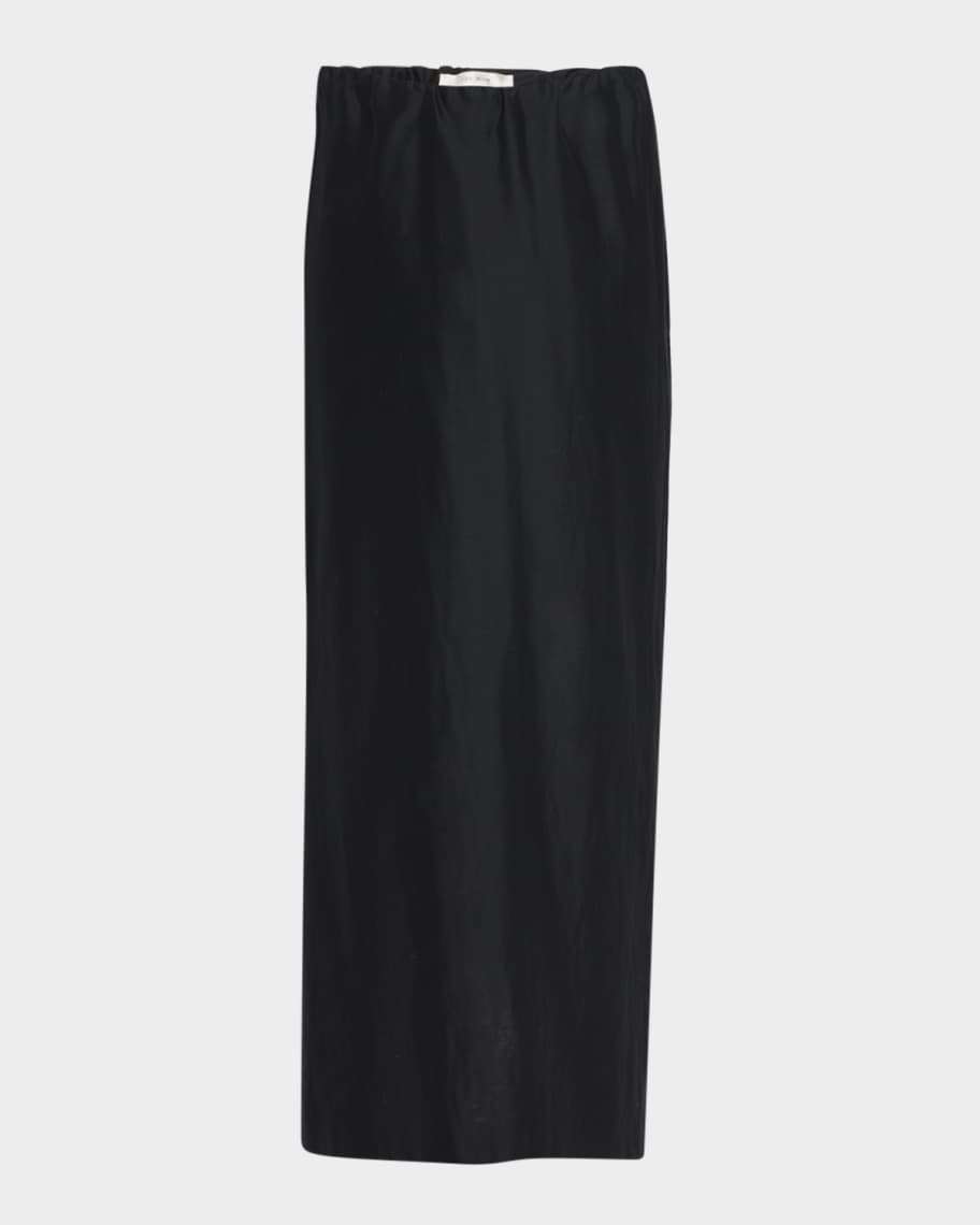 スカート THE ROW SAUL SKIRT THE ROW Saul cotton and silk-blend maxi skirt | NET-A-PORTER