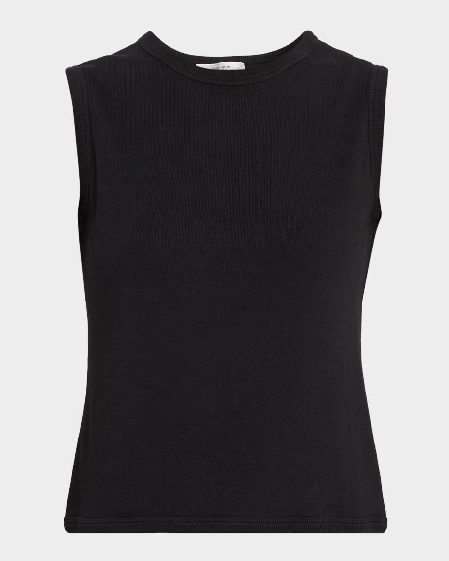The Row Wody Cotton Rib Tank Top | Neiman Marcus