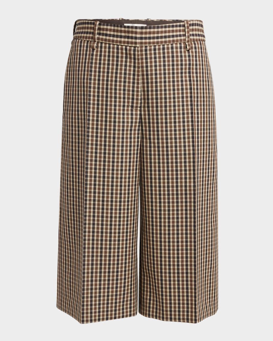 ショートパンツ JIL SANDER Wool plaid pattern short pants Jil Sander Wool Plaid Pattern Short Pants In Multi | ModeSens