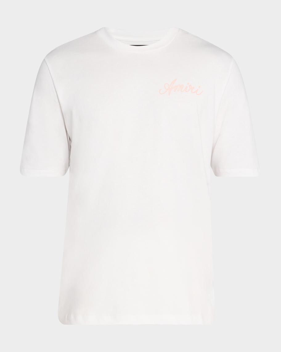 AMIRI ロゴ Tシャツ ホワイト S Amiri Men's Logo T-Shirt | Neiman Marcus