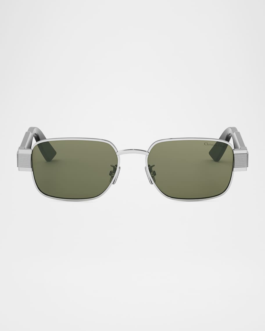 Men's Christian Dior Label Rectangle Sunglasses