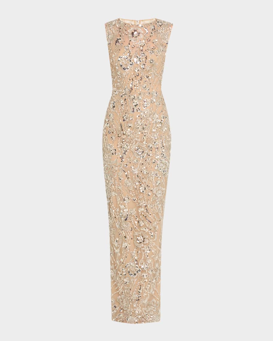 bronx and banco violet flared dress Ashton Cut Out Maxi Dress main image 0