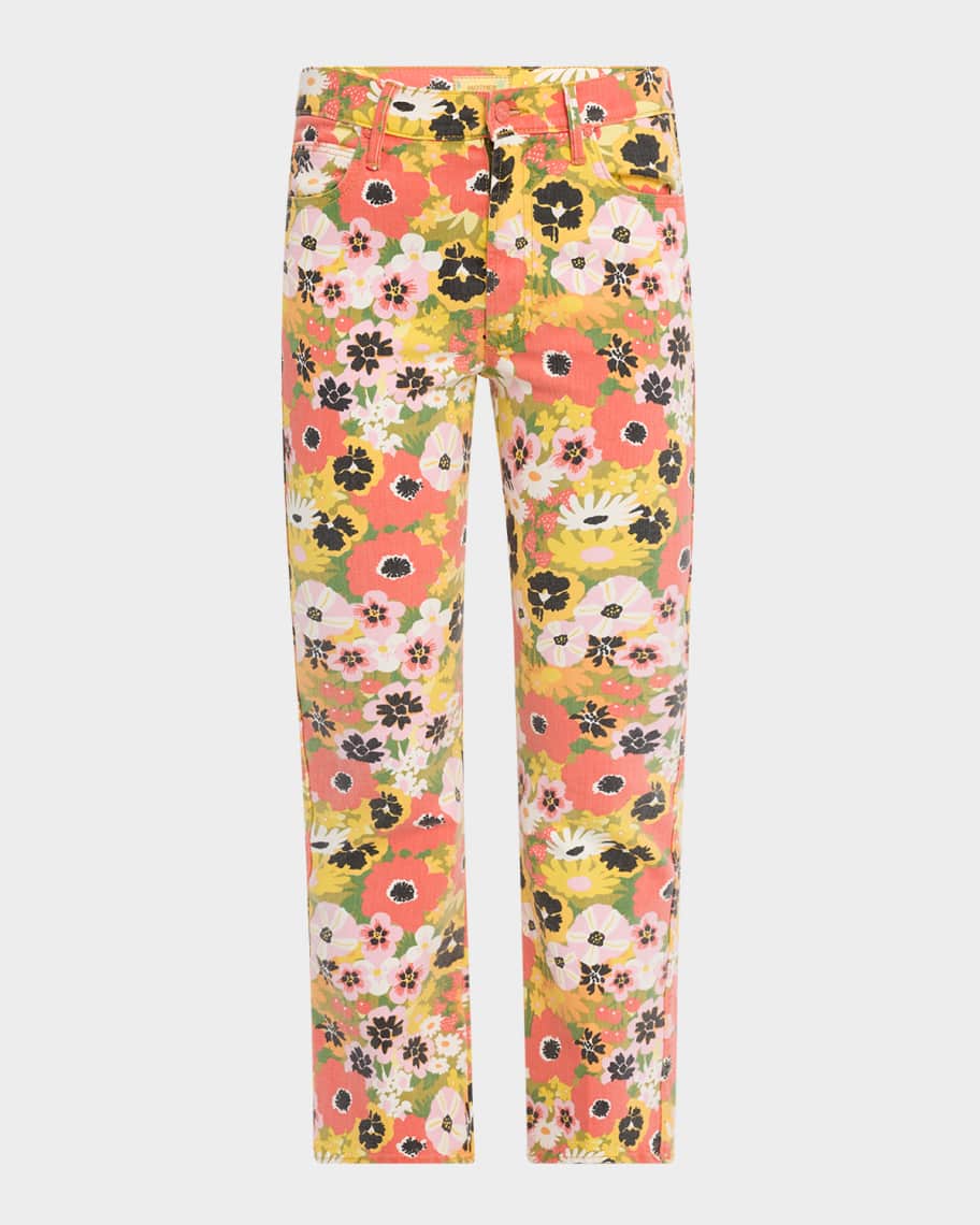 MOTHER The Mid-Rise Smokin' Double Flood Jeans