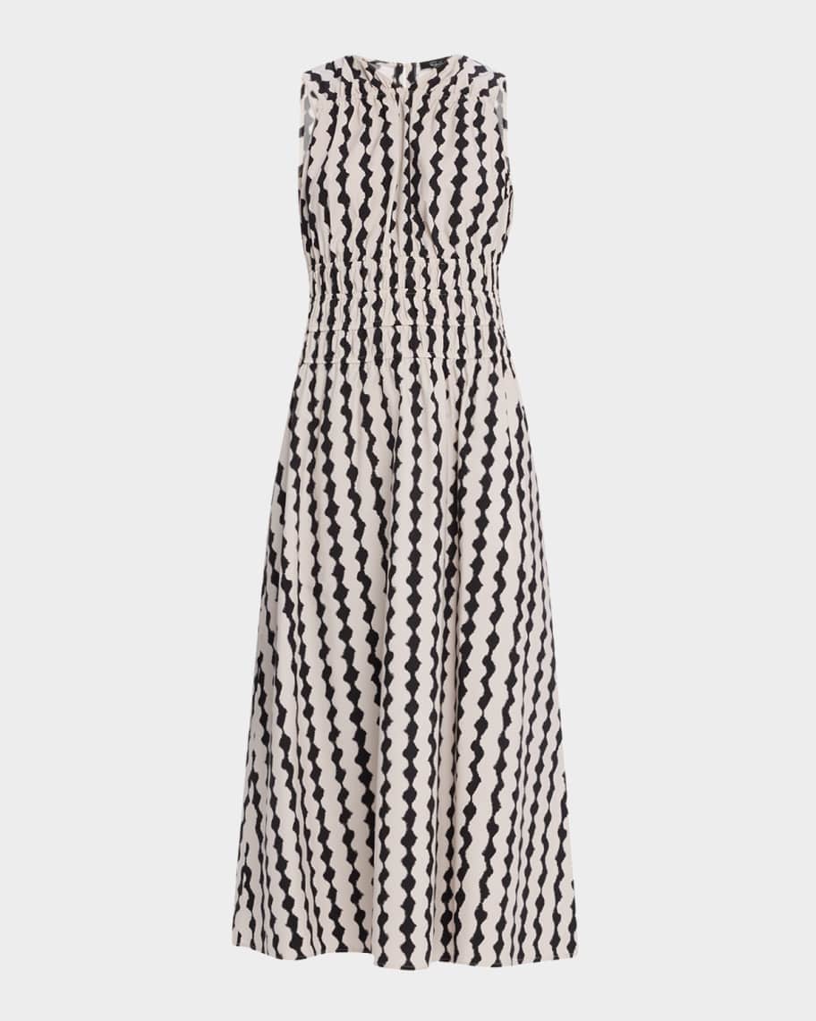 rails ilona midi dress Rails Ilona Midi Dress In Ivory Shibori - 50% Off