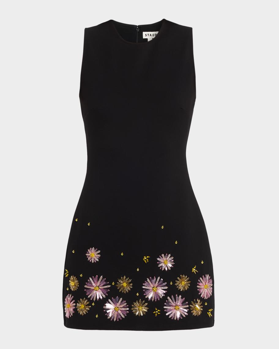 staud garden metallic dress STAUD Garden Metallic Dress by Staud