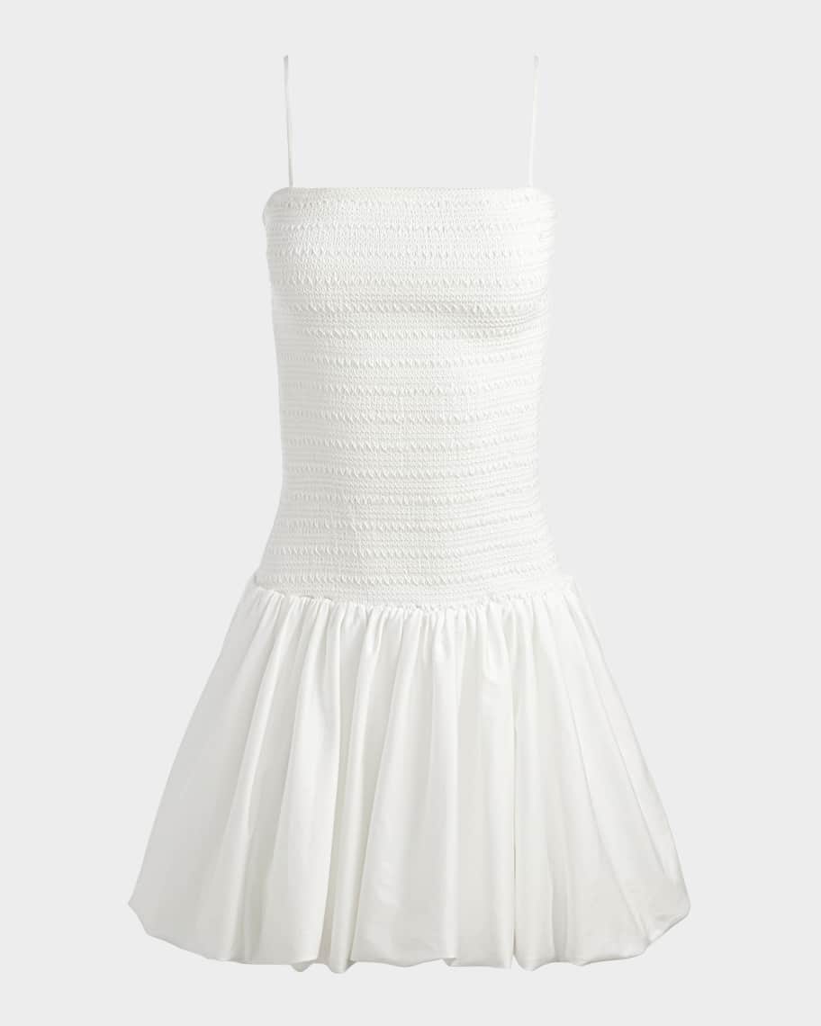 【Alice+Olivia】ARDEN ドロップウエスト ミニ丈 バブルスカート Arden Drop Waist Mini Skirt In Black | Alice + Olivia