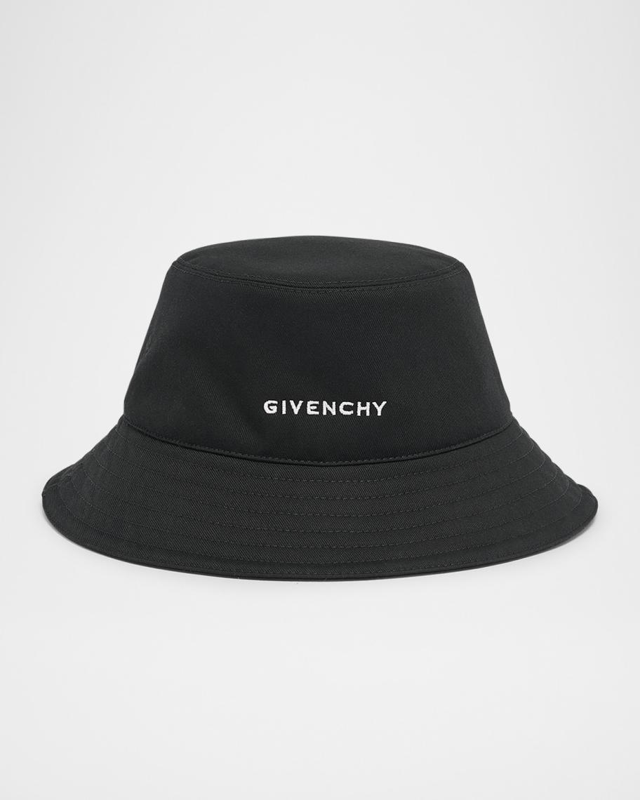 Givenchy Men's Embroidered Logo Bucket Hat | Neiman Marcus