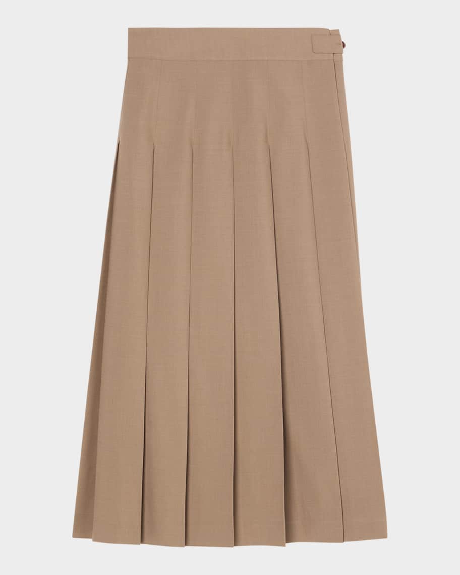 スカート TheOpen Product PLEATED WRAP SKIRT 4BNY149 TheOpen Product PLEATED WRAP SKIRT 4BNY149