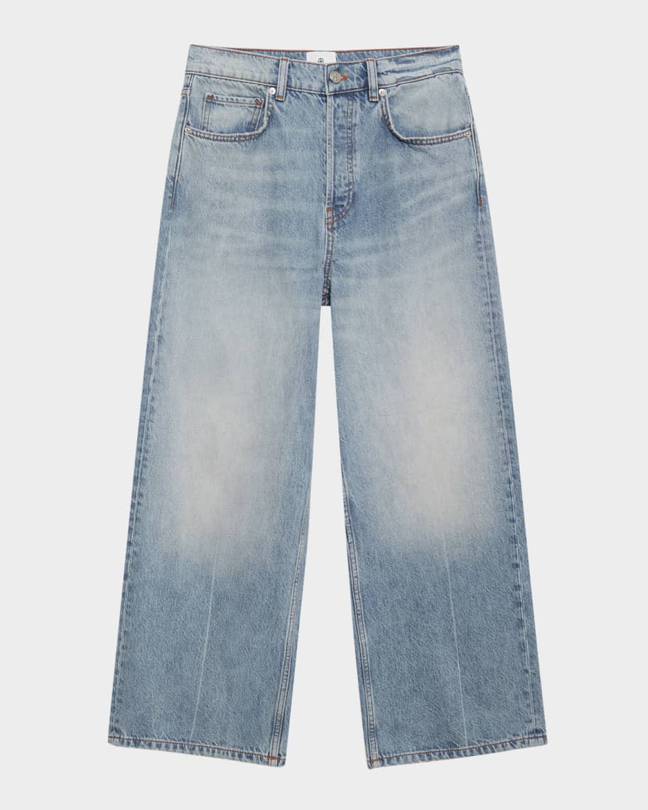 デニム・ジーパン ANINE BING Woman Jeans Grey A0610593 WHG21 ANINE BING Beck Jean - Iron Grey