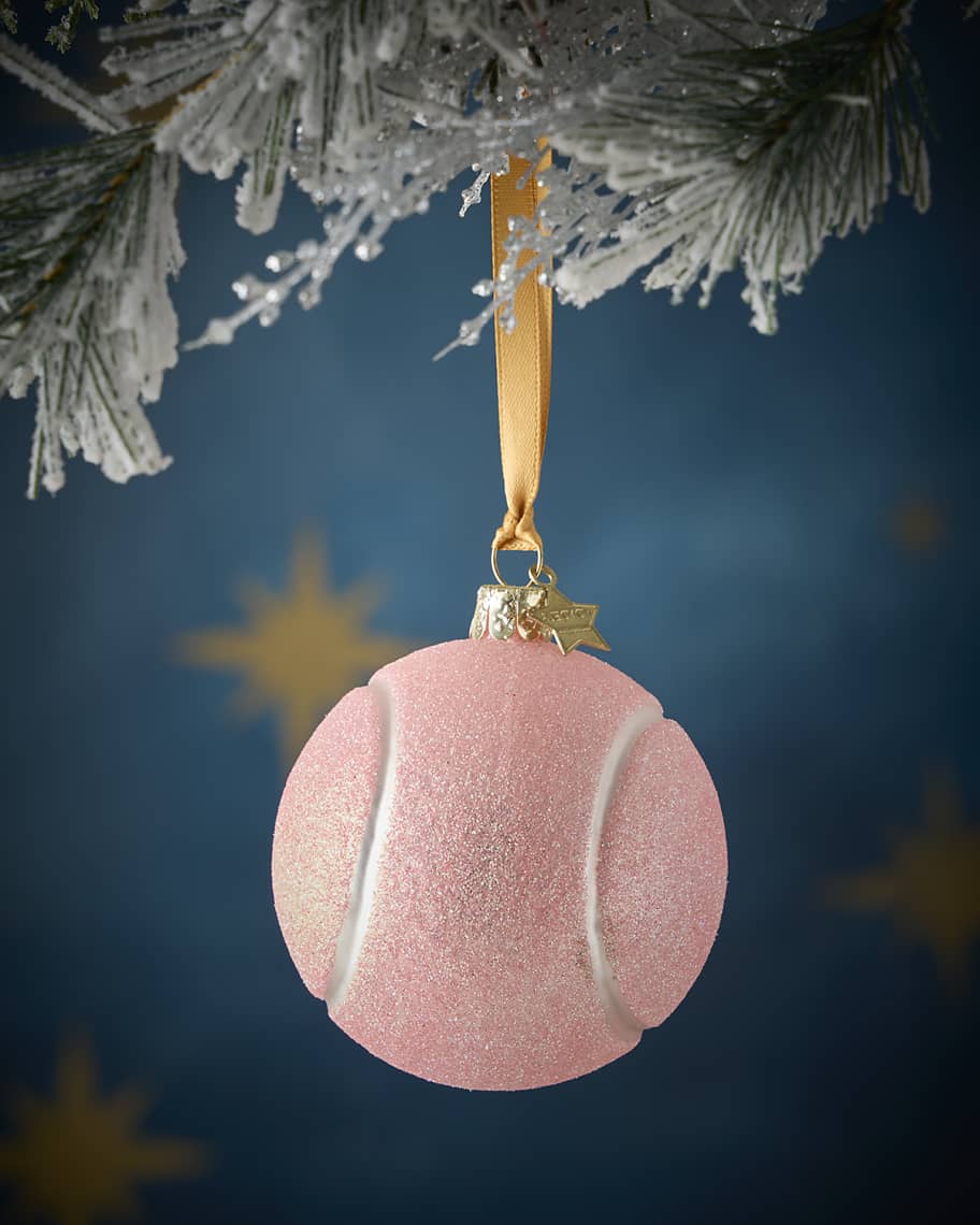 Vondels Opal Pink Tennis Ball Christmas Ornament | Neiman Marcus