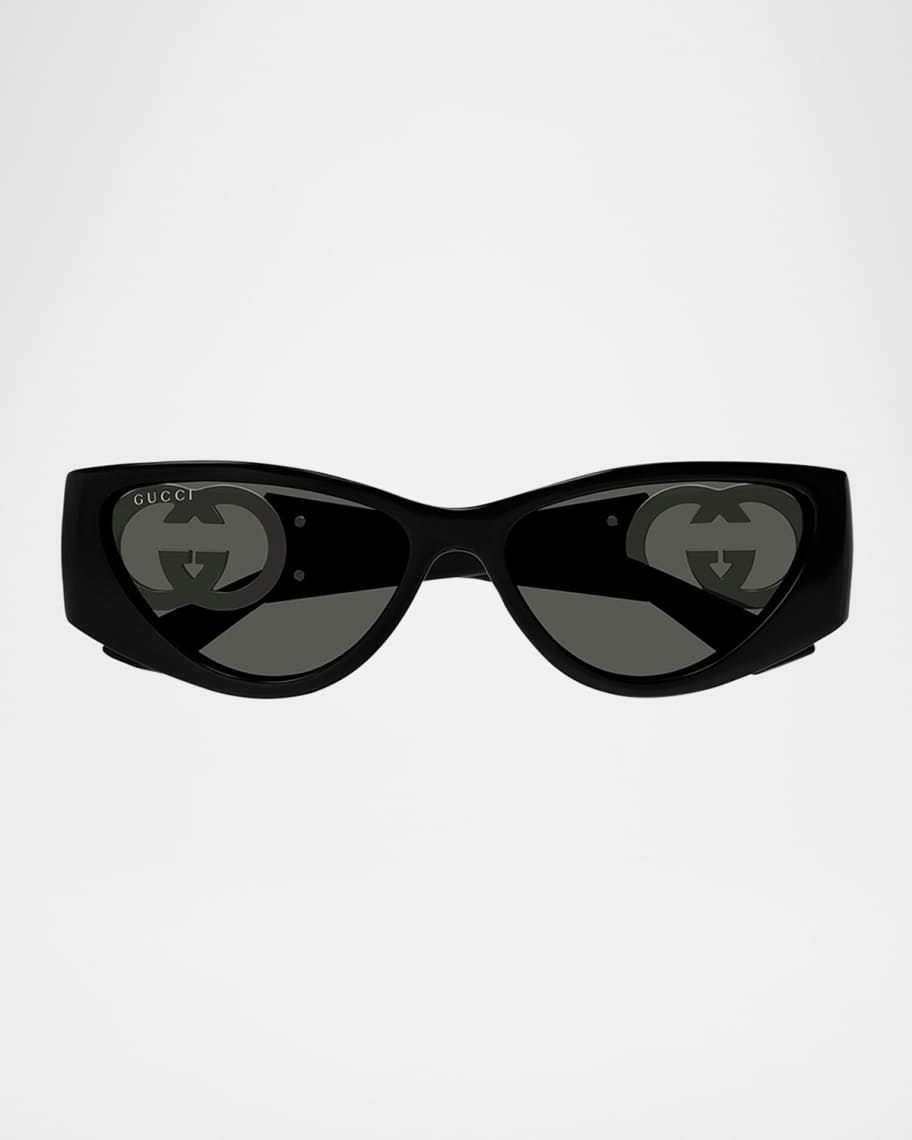 Gucci GG1824S Wrap Around Sunglasses | Neiman Marcus