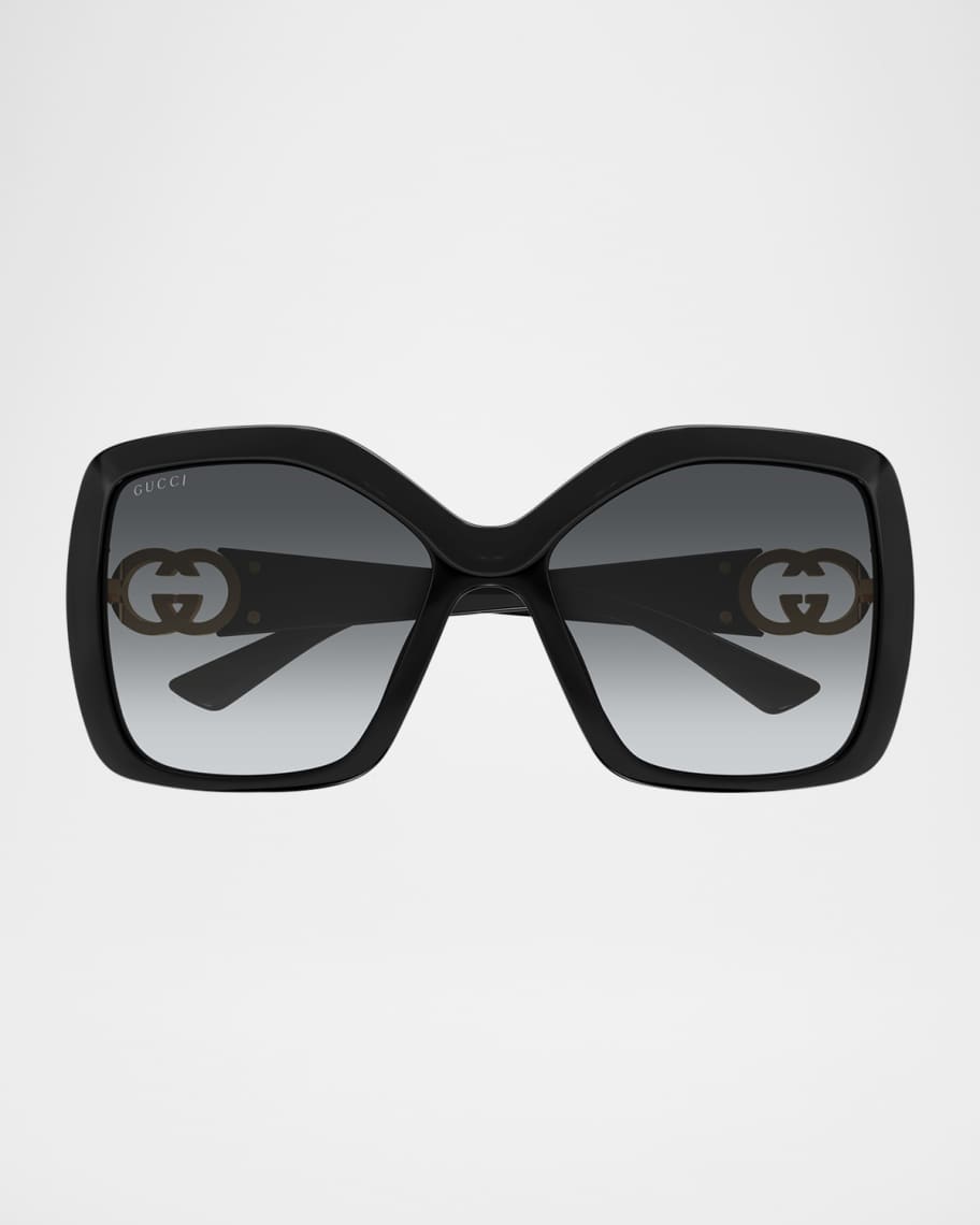 Gucci Injection Plastic Square Sunglasses | Neiman Marcus