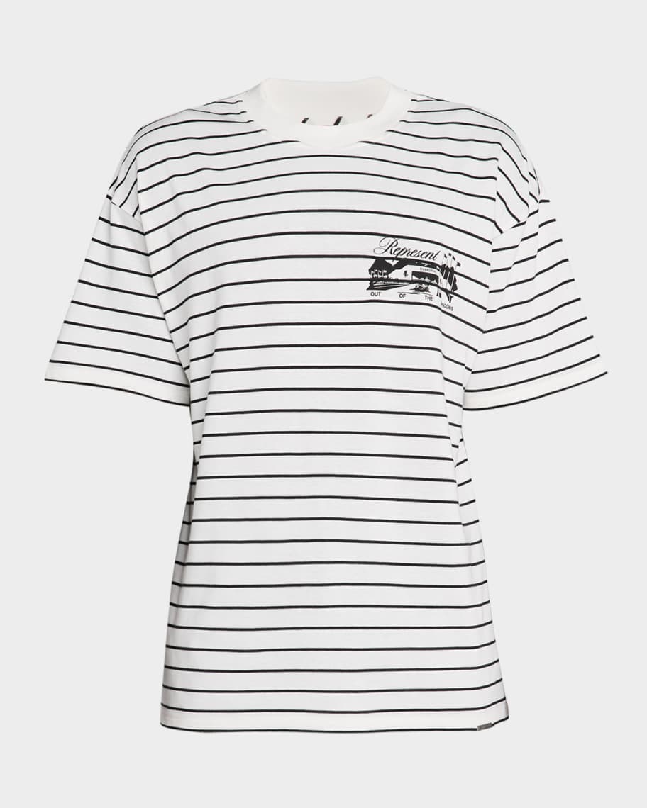 REPRESENT Men's Raceway Stripe Graphic T-Shirt | Neiman Marcus