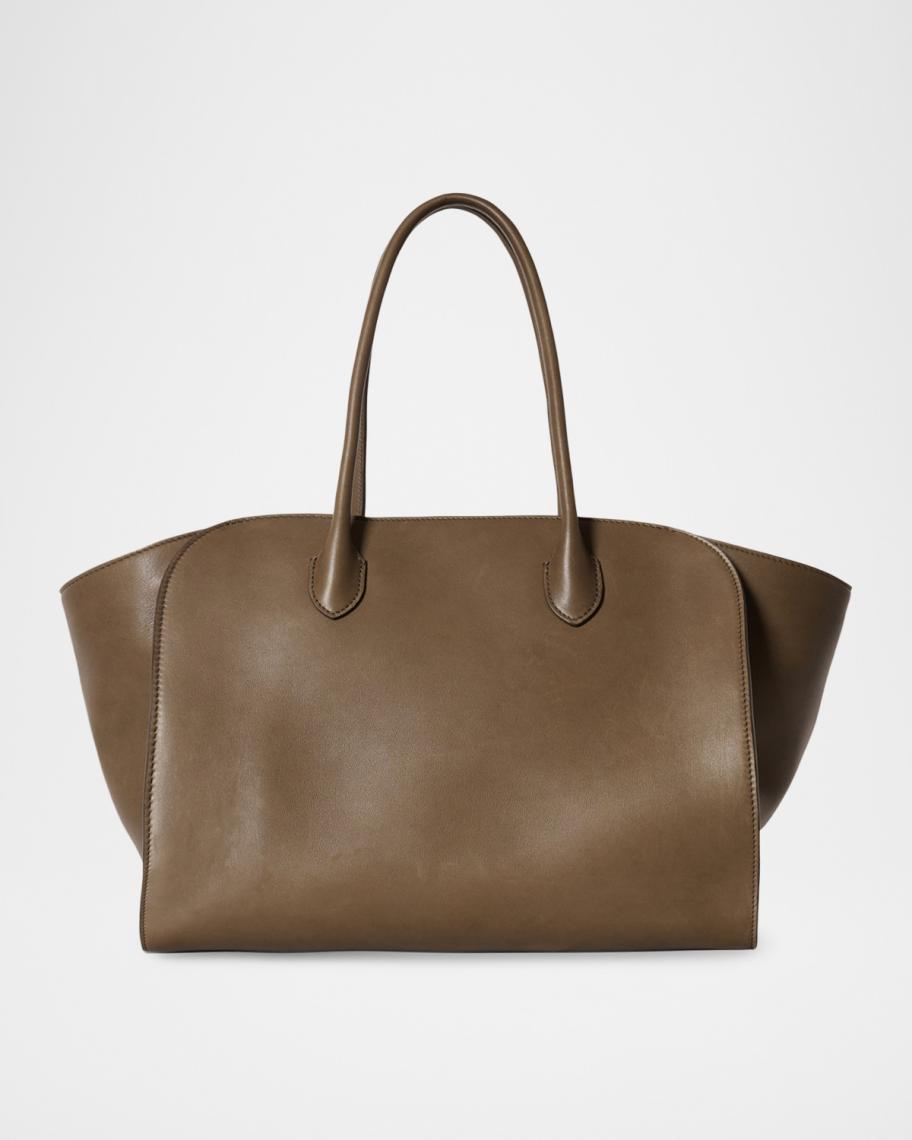 THE ROW Marlo 14 Tote Bag in Saddle Leather | Neiman Marcus
