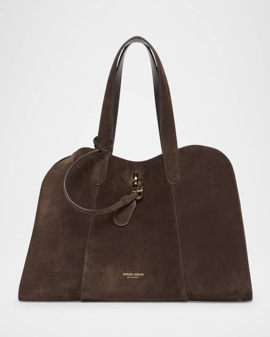 ショルダーバッグ 80s GIORGIO ARMANI Suede Shoulder Bag Giorgio Armani Shoulder bag woman - Brown | GW001731AF18690