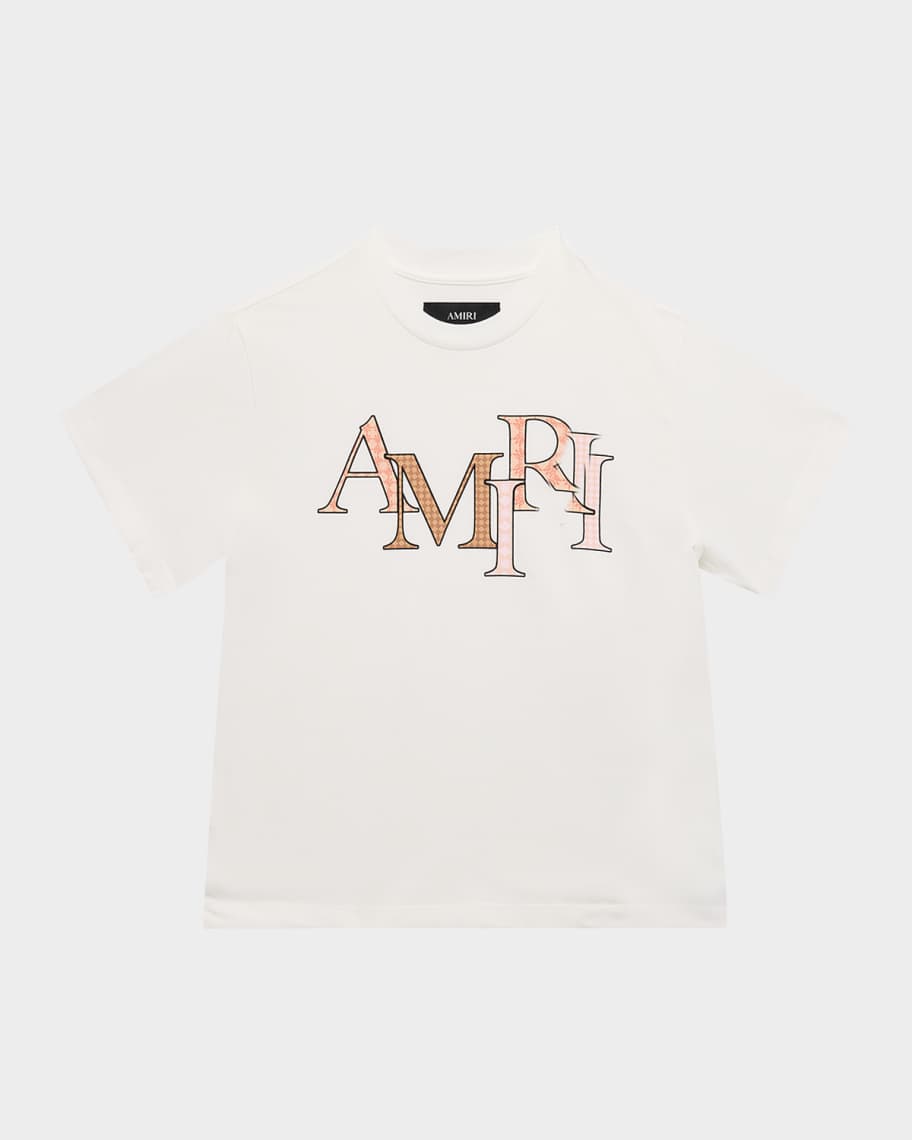 希少【AMIRI】スタッガード ロゴ Tシャツ AMIRI Staggered Chrome T-Shirt New collection | Hionidis