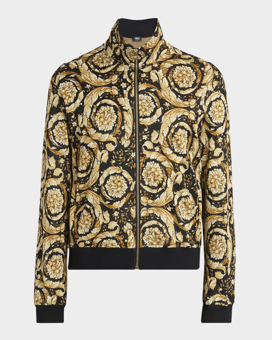 ジャケット・アウター VERSACE track jacket Versace Men's Barocco Track Jacket | Neiman Marcus
