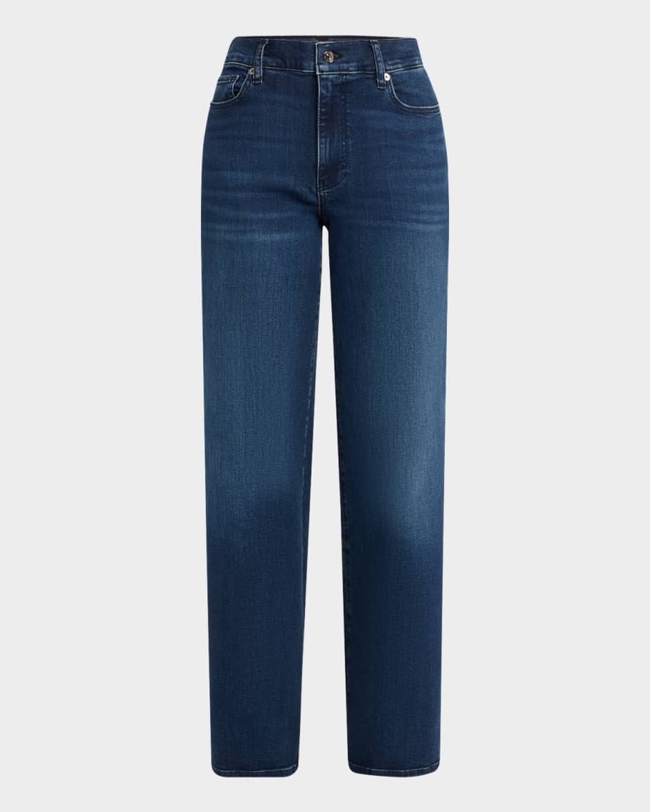 FRAME Le Slim Palazzo Long Jeans