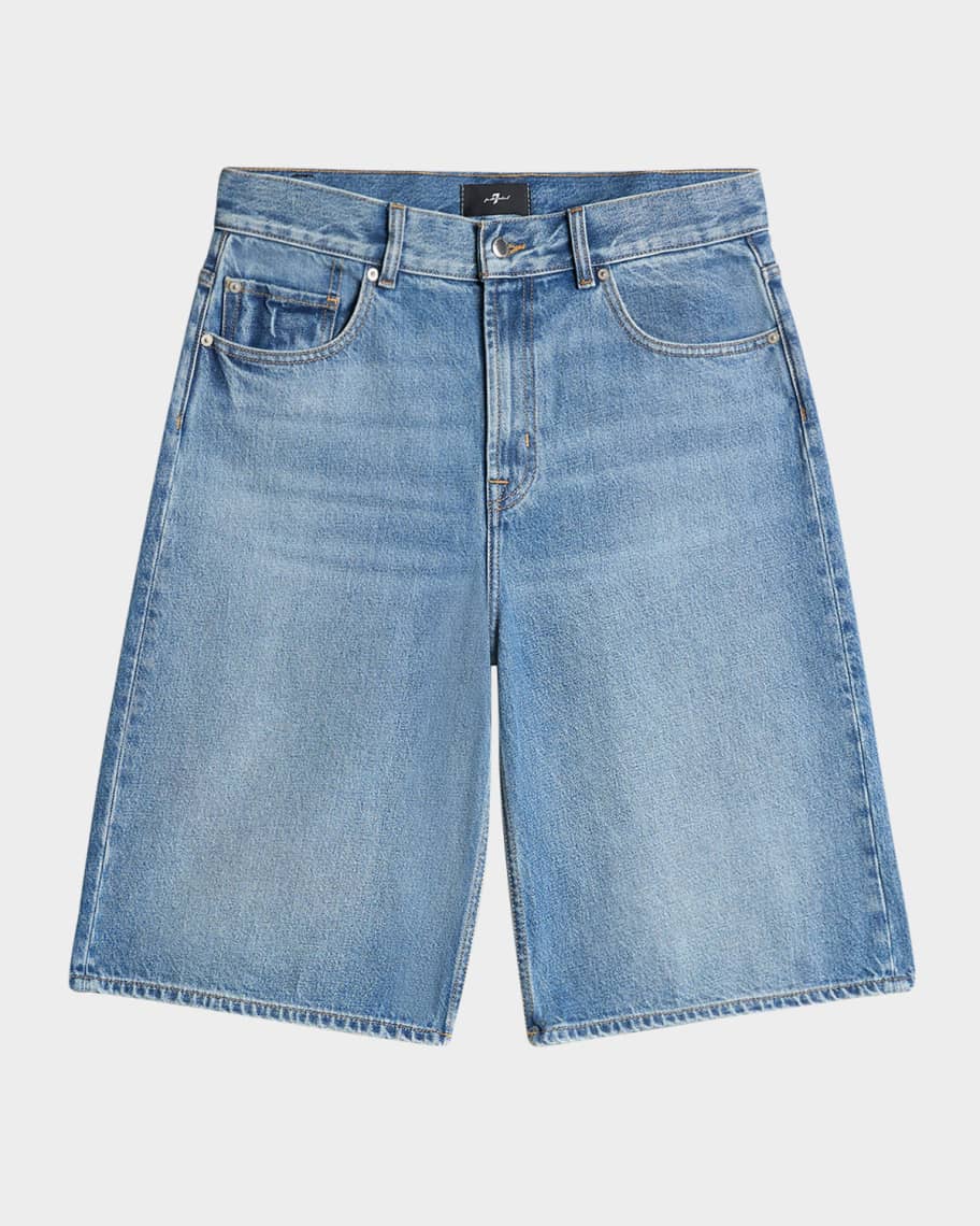 【massnoun】NOR WASHED WIDE DENIM SHORT PANTS Amazon.com: Korean Style Vintage Men's Jeans Summer Loose