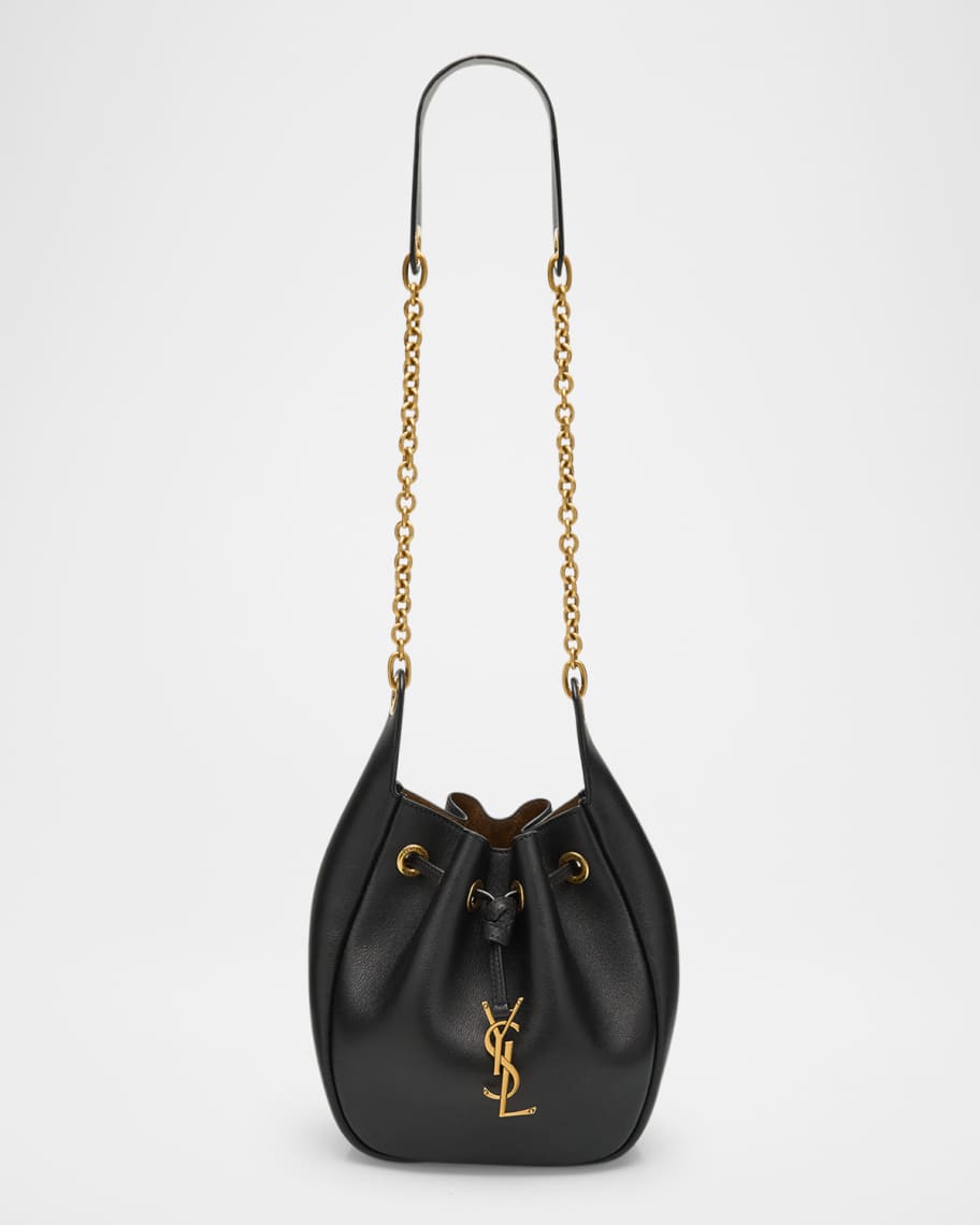 ハンドバッグ [Saint Laurent] Large leather bucket bag Saint Laurent Cassandre YSL Bucket Bag in Leather | Neiman