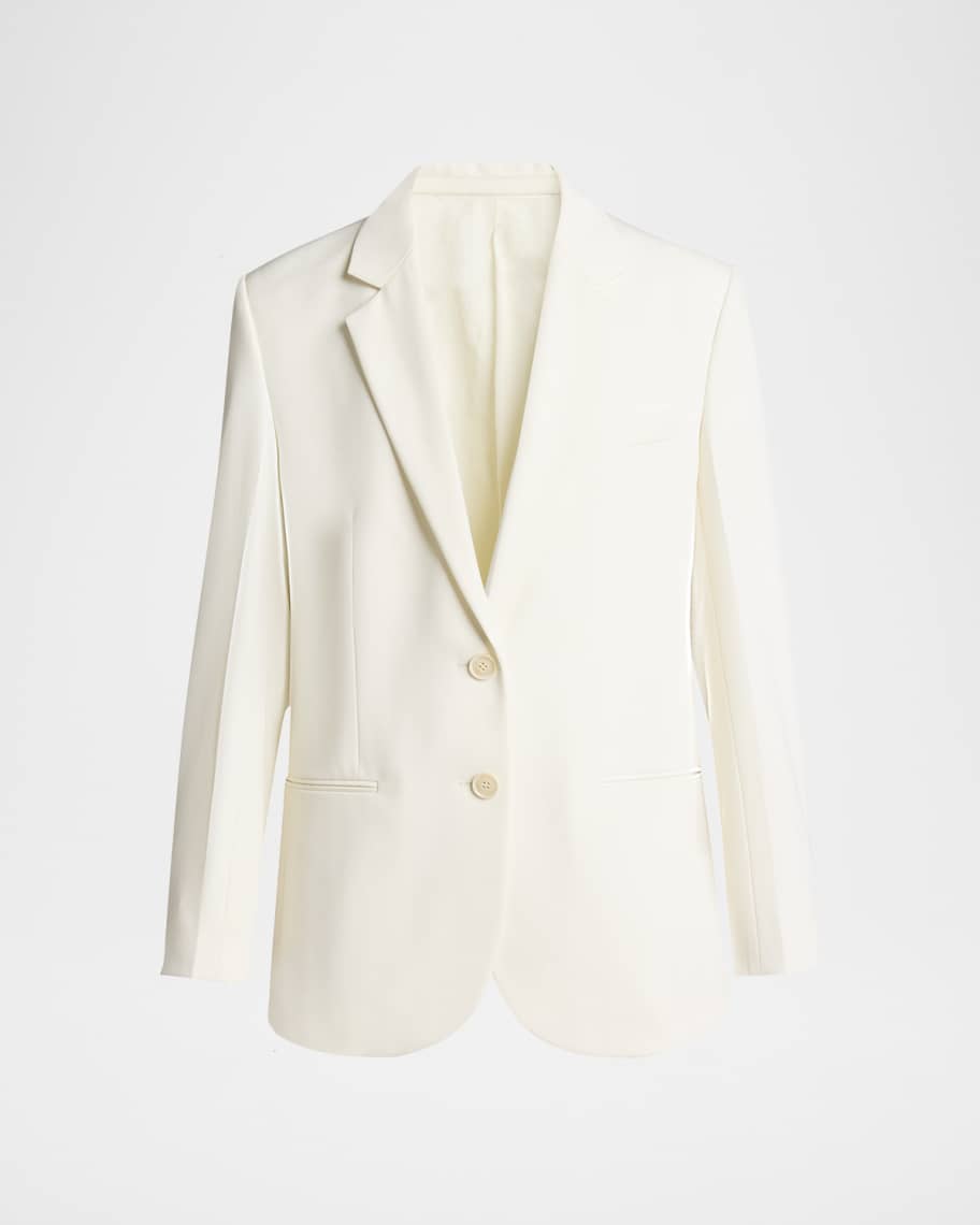 Victoria Beckham Classic Tailored Wool-Blend Jacket | Neiman