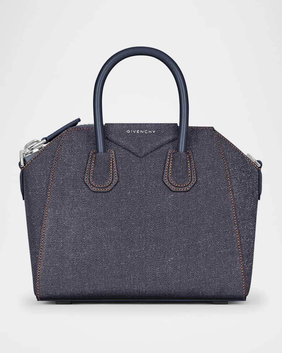 Givenchy Antigona Mini Top-Handle Bag in Denim | Neiman Marcus