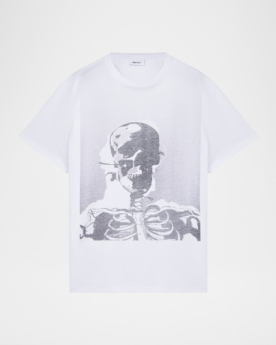 McQueen Men's Skeleton Graphic T-Shirt | Neiman Marcus