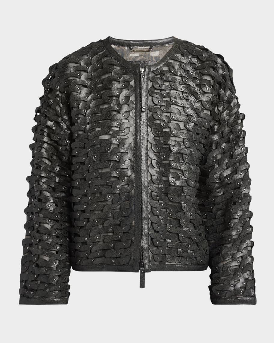GIORGIO ARMANI イタリア製 lamb leather JACKET Giorgio Armani Borgo 21 SPA Lamb Leather 14.001553
