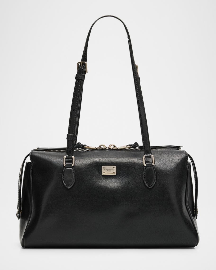 Dolce&Gabbana Vittoria Smooth Leather Shoulder Bag | Neiman Marcus